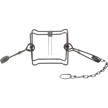 Duke Traps 7 In. Jaw Spread Steel Body Gripping Fisher, Groundhog, & Raccoon Trap 0420